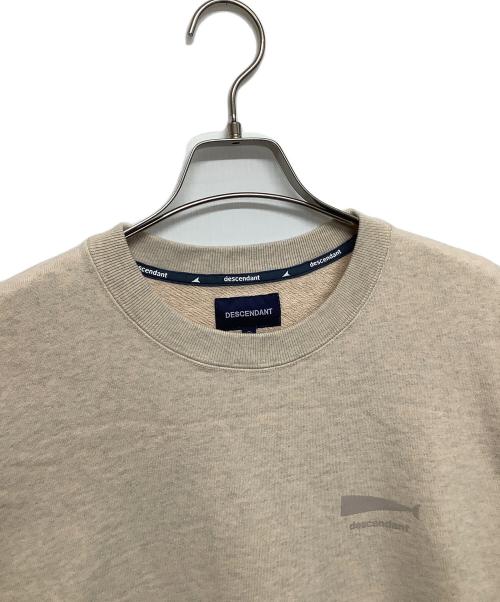 DESCENDANT（ディセンダント）DESCENDANT (ディセンダント) スウェット ベージュ サイズ:2の古着・服飾アイテム