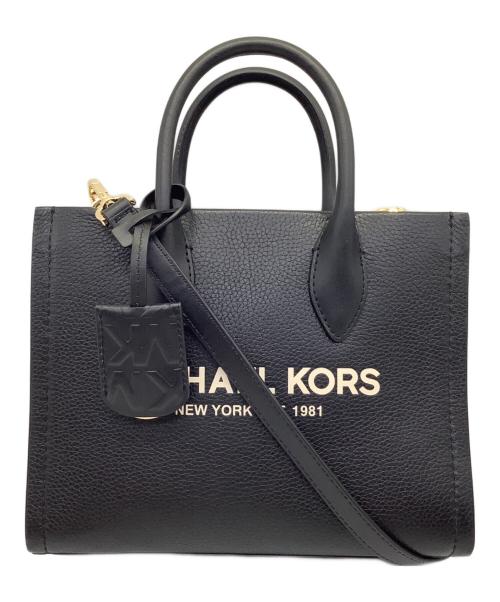 MICHAEL KORS（マイケルコース）MICHAEL KORS (マイケル・コース) 2WAYバッグ ブラックの古着・服飾アイテム