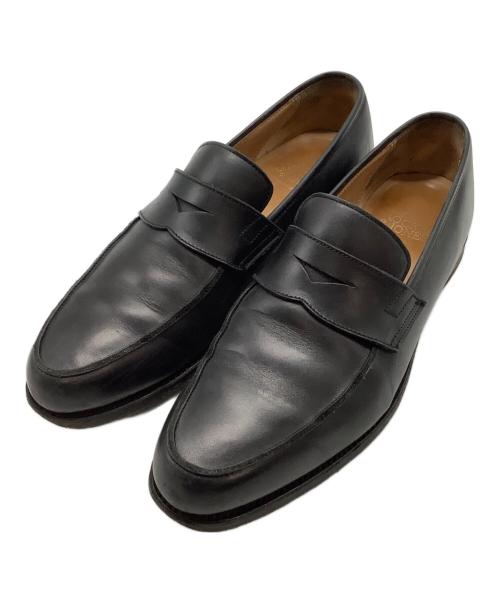 Crockett & Jones（クロケット＆ジョーンズ）Crockett & Jones (クロケット＆ジョーンズ) ペニーローファー ブラック サイズ:７　1/2の古着・服飾アイテム