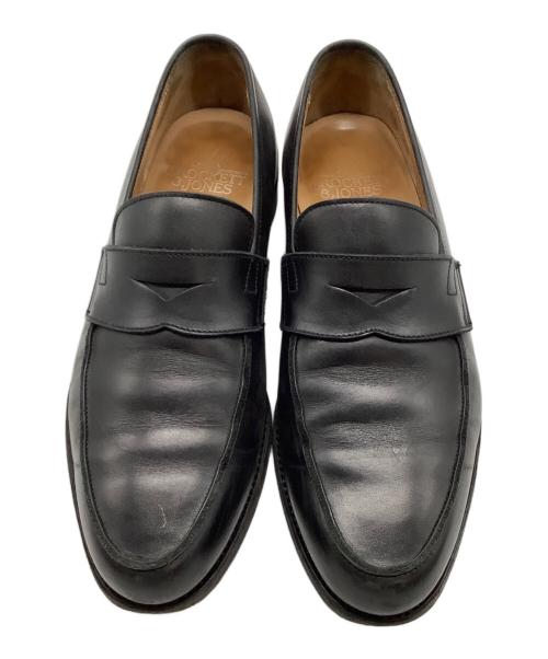 Crockett & Jones（クロケット＆ジョーンズ）Crockett & Jones (クロケット＆ジョーンズ) ペニーローファー ブラック サイズ:７　1/2の古着・服飾アイテム