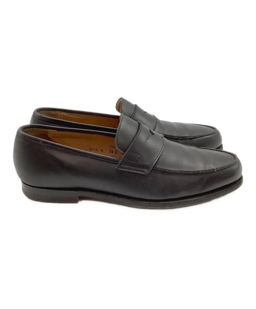 Crockett & Jones（クロケット＆ジョーンズ）Crockett & Jones (クロケット＆ジョーンズ) ペニーローファー ブラック サイズ:７　1/2の古着・服飾アイテム