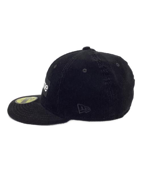 New Era（ニューエラ）New Era (ニューエラ) SUPREME (シュプリーム) コーデュロイキャップ ブラック サイズ:60.6の古着・服飾アイテム
