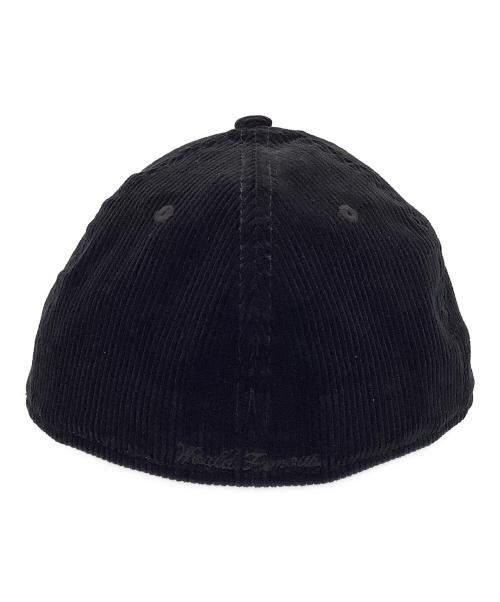 New Era（ニューエラ）New Era (ニューエラ) SUPREME (シュプリーム) コーデュロイキャップ ブラック サイズ:60.6の古着・服飾アイテム