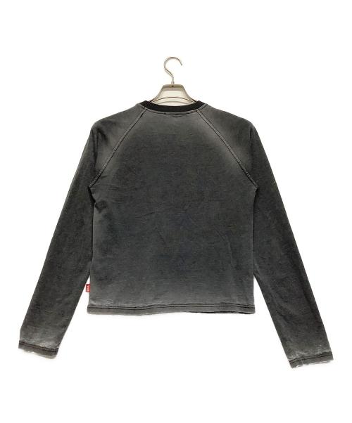 DIESEL（ディーゼル）DIESEL (ディーゼル) 長袖カットソー グレー サイズ:Sの古着・服飾アイテム