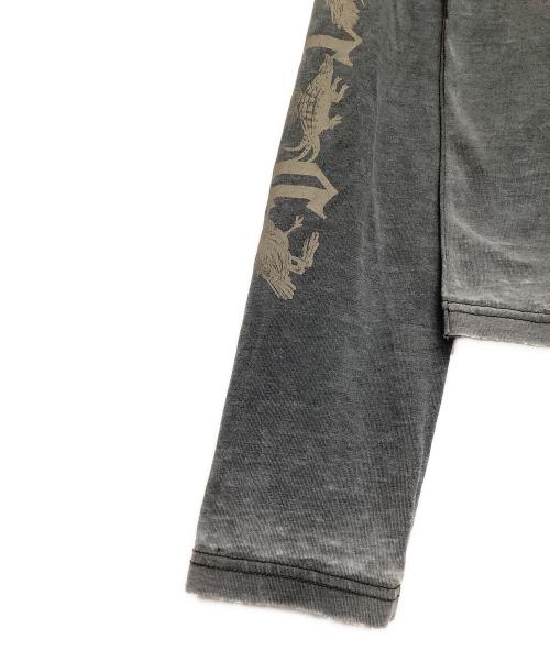 DIESEL（ディーゼル）DIESEL (ディーゼル) 長袖カットソー グレー サイズ:Sの古着・服飾アイテム