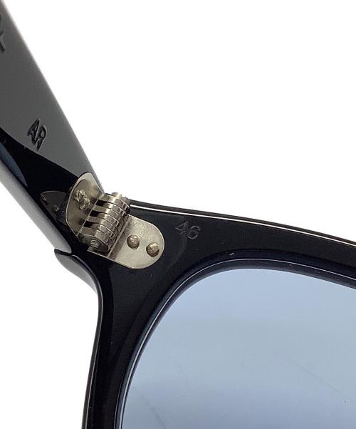 julius tart optical（ジュリアス タート オプティカル）julius tart optical (ジュリアス タート オプティカル) サングラス ブラック×ブルーの古着・服飾アイテム