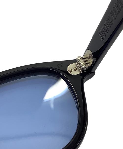 julius tart optical（ジュリアス タート オプティカル）julius tart optical (ジュリアス タート オプティカル) サングラス ブラック×ブルーの古着・服飾アイテム