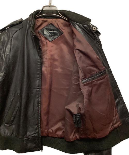 MEMBERS ONLY（メンバーズオンリー）MEMBERS ONLY (メンバーズオンリー) レザージャケット ダークブラウン サイズ:38の古着・服飾アイテム