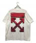 OFFWHITE (オフホワイト) 半袖Tシャツ ホワイト サイズ:M：12000円