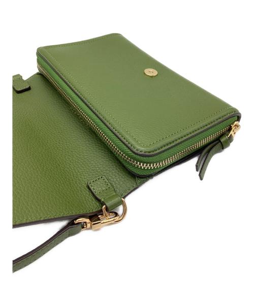 TORY BURCH（トリーバーチ）TORY BURCH (トリーバーチ) ショルダーウォレット グリーンの古着・服飾アイテム