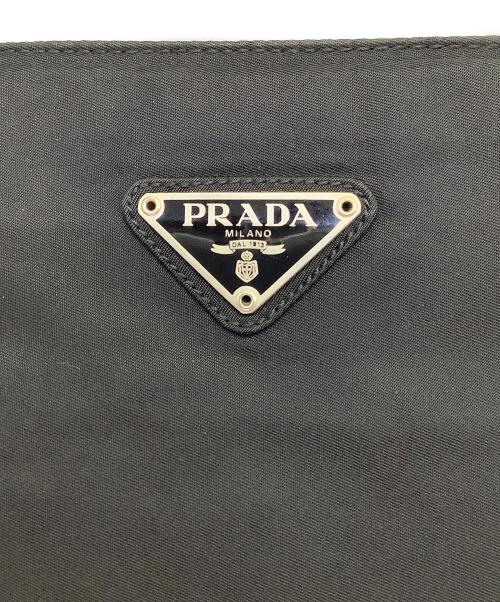 PRADA（プラダ）PRADA (プラダ) ナイロンハンドバッグ ブラックの古着・服飾アイテム
