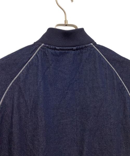 adidas（アディダス）adidas (アディダス) デニムトラックジャケット インディゴ サイズ:Lの古着・服飾アイテム