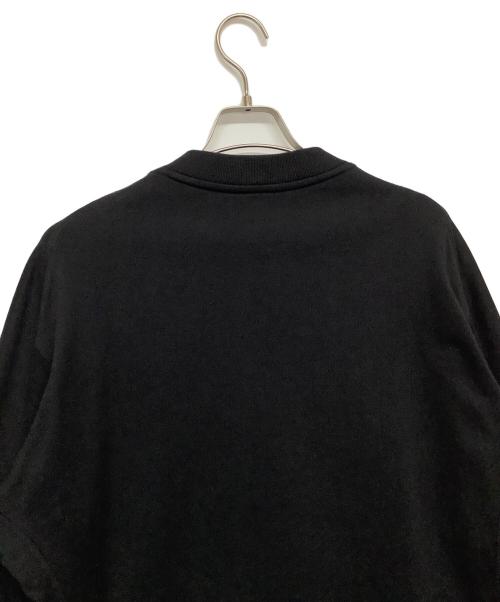 Y-3（ワイスリー）Y-3 (ワイスリー) プリントスウェット　STACKED LOGO CREW SWEATER ブラック サイズ:Mの古着・服飾アイテム