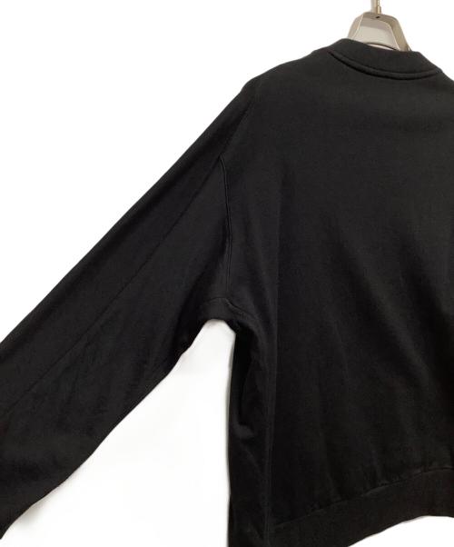Y-3（ワイスリー）Y-3 (ワイスリー) プリントスウェット　STACKED LOGO CREW SWEATER ブラック サイズ:Mの古着・服飾アイテム