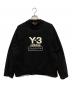 Y-3（ワイスリー）の古着「プリントスウェット　STACKED LOGO CREW SWEATER」｜ブラック