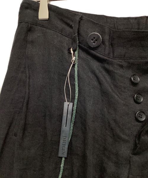 D.HYGEN（ディーハイゲン）D.HYGEN (ディーハイゲン) リネンパンツ ブラック サイズ:1の古着・服飾アイテム