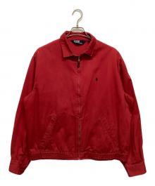 POLO RALPH LAUREN（ポロ・ラルフローレン）の古着「スイングトップ」｜レッド