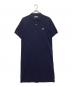 LACOSTE（ラコステ）の古着「シャツワンピース」｜ネイビー