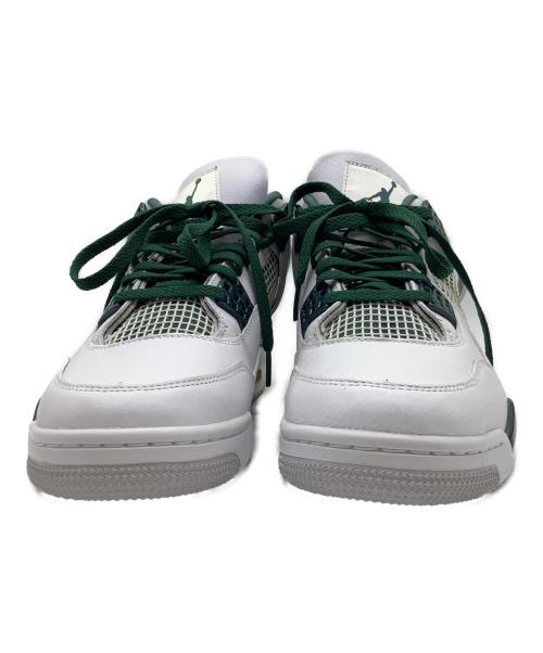 NIKE（ナイキ）NIKE (ナイキ) ハイカットスニーカー　Air Jordan 4 Retro グリーン×ホワイト サイズ:29cmの古着・服飾アイテム