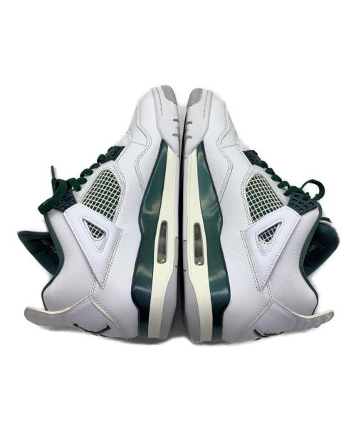 NIKE（ナイキ）NIKE (ナイキ) ハイカットスニーカー　Air Jordan 4 Retro グリーン×ホワイト サイズ:29cmの古着・服飾アイテム