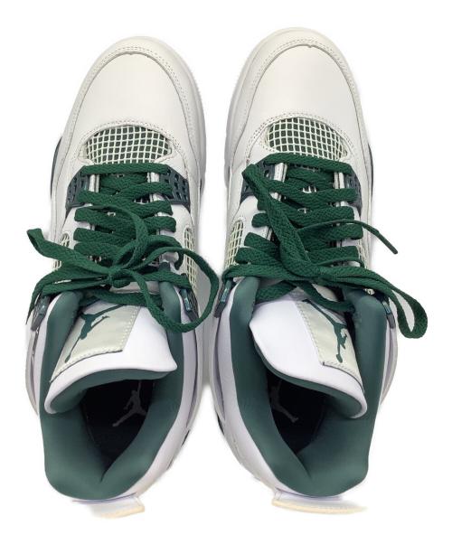 NIKE（ナイキ）NIKE (ナイキ) ハイカットスニーカー　Air Jordan 4 Retro グリーン×ホワイト サイズ:29cmの古着・服飾アイテム