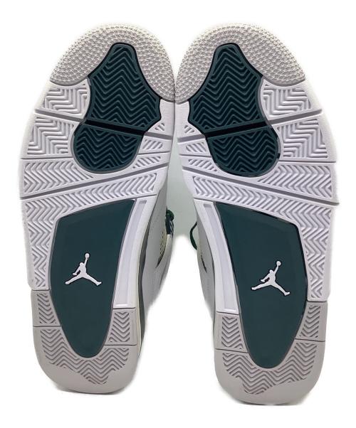 NIKE（ナイキ）NIKE (ナイキ) ハイカットスニーカー　Air Jordan 4 Retro グリーン×ホワイト サイズ:29cmの古着・服飾アイテム