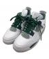 NIKE（ナイキ）の古着「ハイカットスニーカー　Air Jordan 4 Retro」｜グリーン×ホワイト