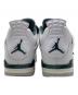 中古・古着 NIKE (ナイキ) ハイカットスニーカー　Air Jordan 4 Retro グリーン×ホワイト サイズ:29cm：10000円