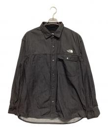 THE NORTH FACE（ザ ノース フェイス）の古着「長袖シャツ」｜ブラック