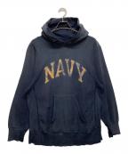 Champion REVERSE WEAVEチャンピオン リバース ウィーブ）の古着「80'sプルオーバーパーカー　NAVY」｜ネイビー