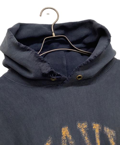 Champion REVERSE WEAVE（チャンピオン リバース ウィーブ）Champion REVERSE WEAVE (チャンピオン リバース ウィーブ) 80'sプルオーバーパーカー　NAVY ネイビー サイズ:Lの古着・服飾アイテム