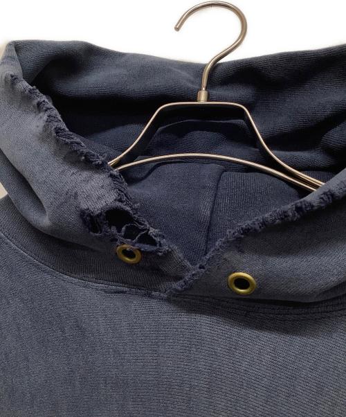 Champion REVERSE WEAVE（チャンピオン リバース ウィーブ）Champion REVERSE WEAVE (チャンピオン リバース ウィーブ) 80'sプルオーバーパーカー　NAVY ネイビー サイズ:Lの古着・服飾アイテム
