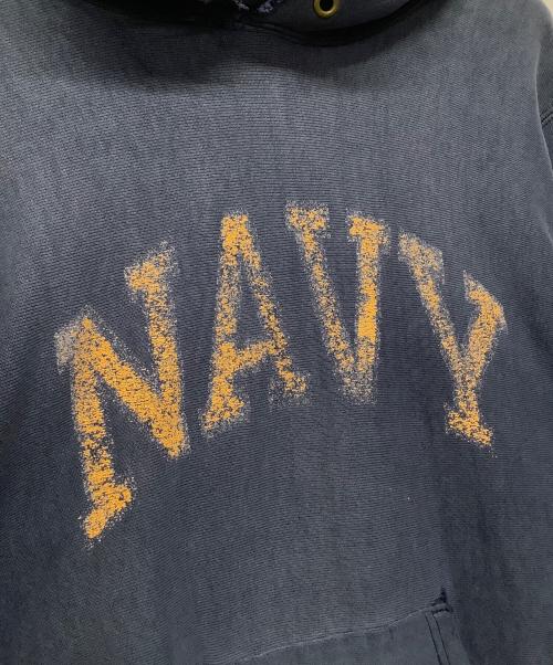 Champion REVERSE WEAVE（チャンピオン リバース ウィーブ）Champion REVERSE WEAVE (チャンピオン リバース ウィーブ) 80'sプルオーバーパーカー　NAVY ネイビー サイズ:Lの古着・服飾アイテム