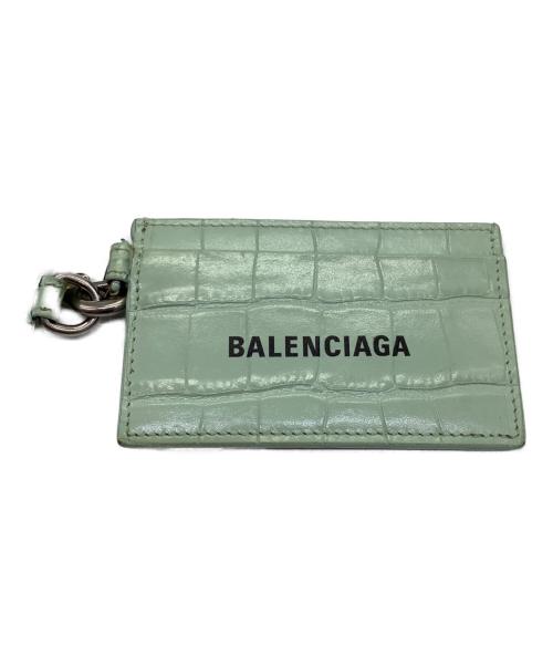 BALENCIAGA（バレンシアガ）BALENCIAGA (バレンシアガ) カードケース付キャッシュポーチ グリーンの古着・服飾アイテム