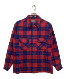 PENDLETON（ペンドルトン）の古着「長袖シャツ　ヴィンテージ　ボードシャツ」｜レッド×ブルー