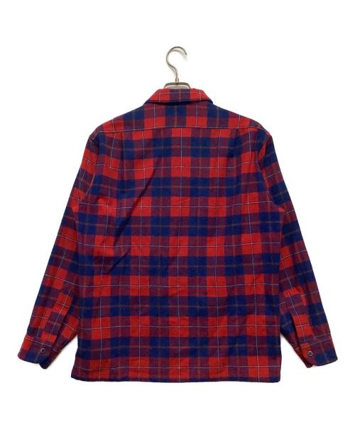 PENDLETON（ペンドルトン）PENDLETON (ペンドルトン) 長袖シャツ　ヴィンテージ　ボードシャツ レッド×ブルー サイズ:Mの古着・服飾アイテム
