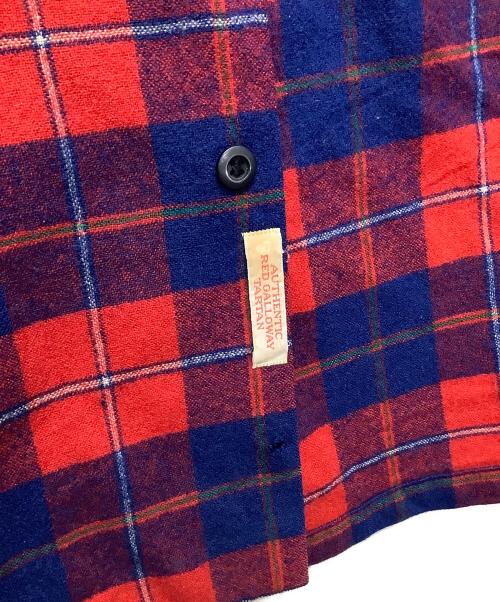 PENDLETON（ペンドルトン）PENDLETON (ペンドルトン) 長袖シャツ　ヴィンテージ　ボードシャツ レッド×ブルー サイズ:Mの古着・服飾アイテム