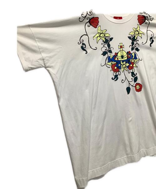 Vivienne Westwood RED LABEL（ヴィヴィアンウエストウッドレッドレーベル）Vivienne Westwood RED LABEL (ヴィヴィアンウエストウッドレッドレーベル) 半袖カットソー ホワイト サイズ:00の古着・服飾アイテム