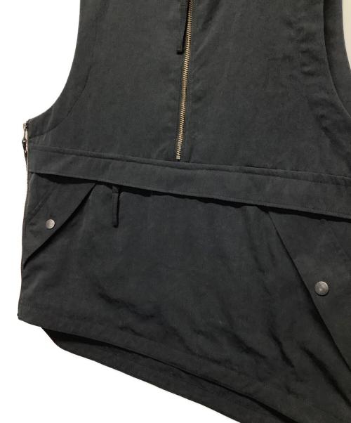 Snow peak（スノーピーク）Snow peak (スノーピーク) ベスト　TAKIBI Weather Cloth Vest ブラック サイズ:Sの古着・服飾アイテム