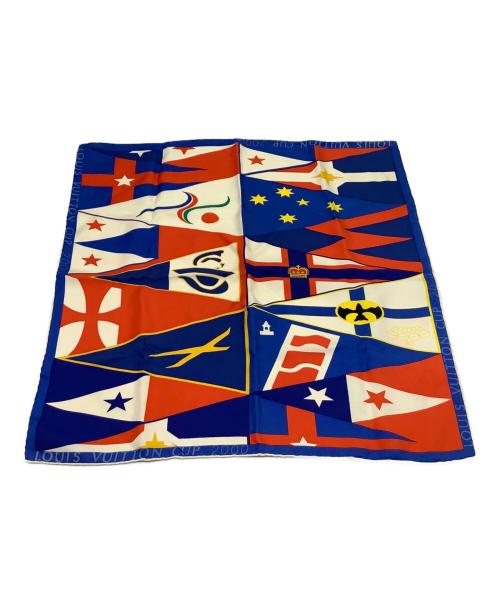 LOUIS VUITTON（ルイ ヴィトン）LOUIS VUITTON (ルイ ヴィトン) スカーフ　Louis Vuitton Cup 2000 マルチカラーの古着・服飾アイテム