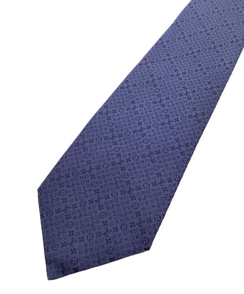 LOUIS VUITTON（ルイ ヴィトン）LOUIS VUITTON (ルイ ヴィトン) シルクネクタイ ネイビー サイズ:記載無しの古着・服飾アイテム
