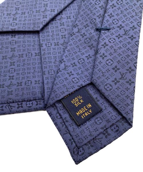 LOUIS VUITTON（ルイ ヴィトン）LOUIS VUITTON (ルイ ヴィトン) シルクネクタイ ネイビー サイズ:記載無しの古着・服飾アイテム