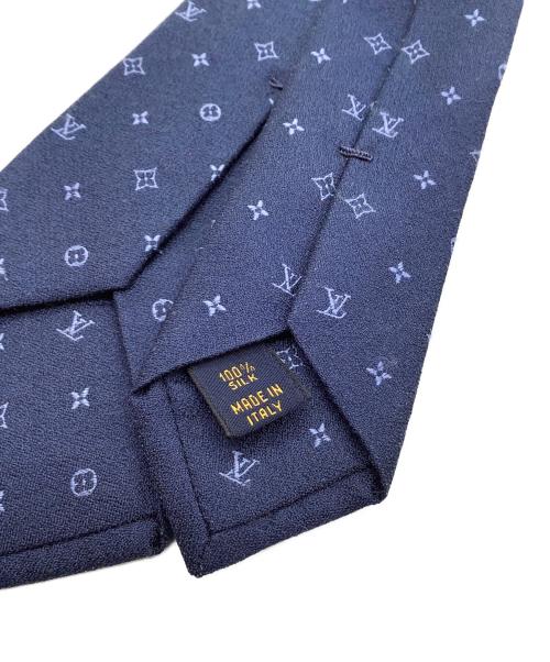 LOUIS VUITTON（ルイ ヴィトン）LOUIS VUITTON (ルイ ヴィトン) シルクネクタイ ネイビー サイズ:無しの古着・服飾アイテム