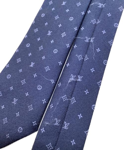 LOUIS VUITTON（ルイ ヴィトン）LOUIS VUITTON (ルイ ヴィトン) シルクネクタイ ネイビー サイズ:無しの古着・服飾アイテム