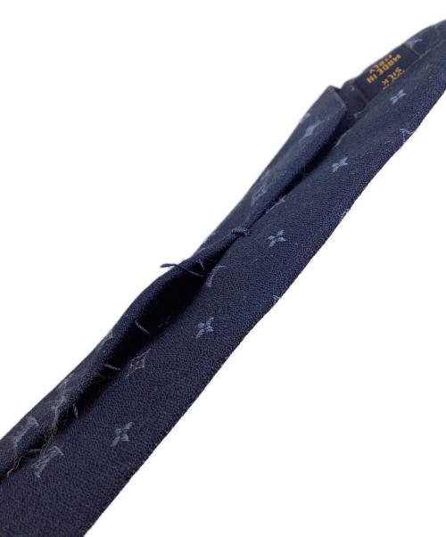 LOUIS VUITTON（ルイ ヴィトン）LOUIS VUITTON (ルイ ヴィトン) シルクネクタイ ネイビー サイズ:無しの古着・服飾アイテム