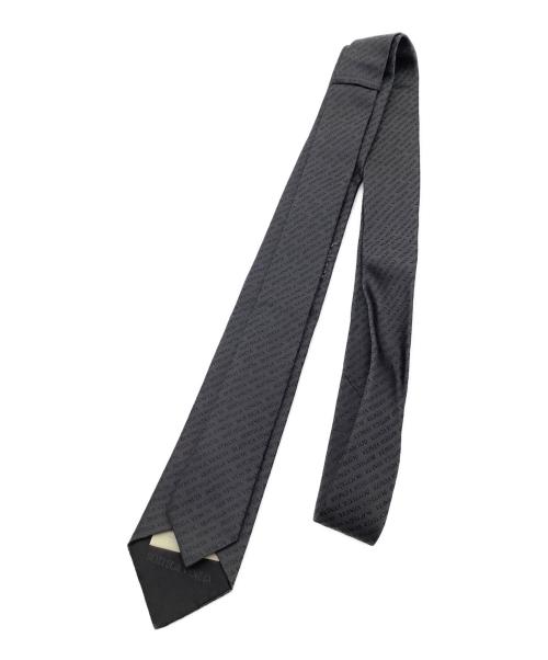 BOTTEGA VENETA（ボッテガベネタ）BOTTEGA VENETA (ボッテガベネタ) ネクタイ ダークグレー サイズ:148x５.5cmの古着・服飾アイテム
