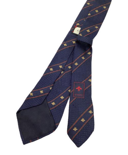 GUCCI（グッチ）GUCCI (グッチ) ネクタイ ネイビー サイズ:不明の古着・服飾アイテム