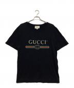 GUCCIグッチ）の古着「半袖カットソー」｜ブラック
