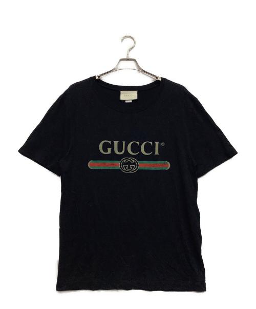 GUCCI（グッチ）GUCCI (グッチ) 半袖カットソー ブラック サイズ:不明の古着・服飾アイテム