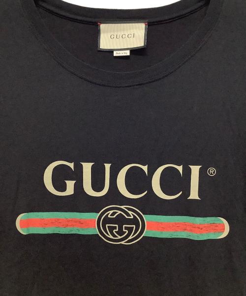 GUCCI（グッチ）GUCCI (グッチ) 半袖カットソー ブラック サイズ:不明の古着・服飾アイテム